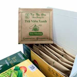 Set 1 hộp thiếc, 1 túi nhúng, 1 hũ mật ong